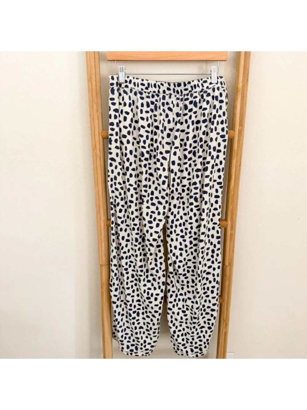 Aerie Flannel Skater Pajama Pants Toasted Coconut Print Size Small